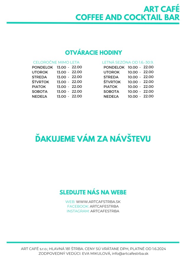 Nápojový lístok strana 3